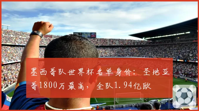 墨西哥队世界杯名单身价:圣地亚哥1800万最高,全队1.94亿欧